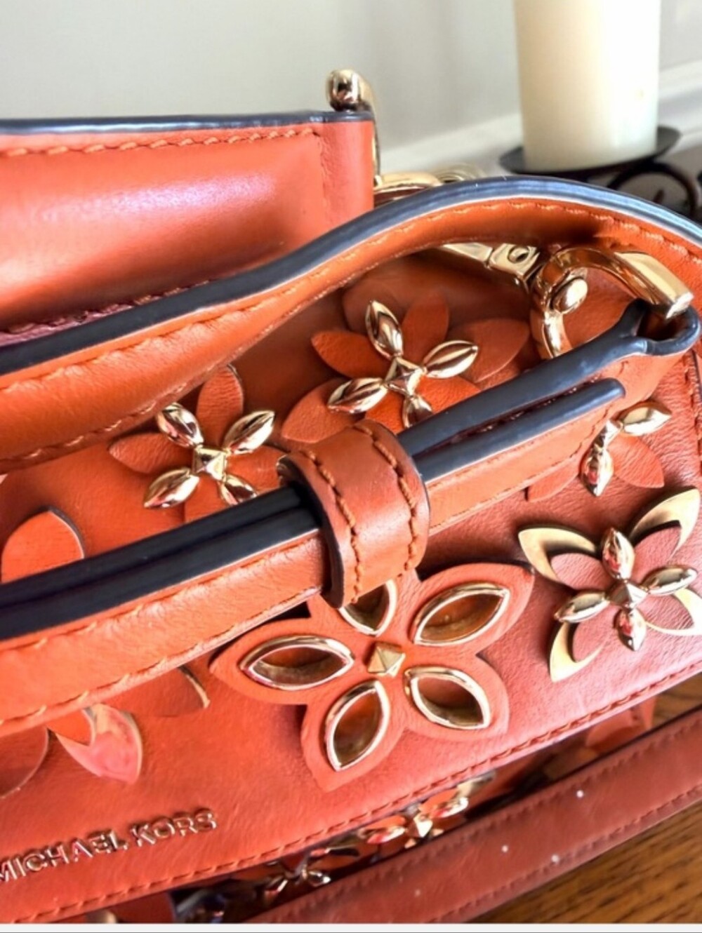 Michael Michael Kors Flowers Ava Top Handle Satchel - Picture 10 of 13